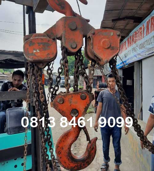 Sewa Takel Chain Block 20 ton 15 ton 5 ton 3 ton