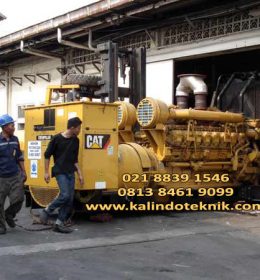 Jasa Pindah Mesin, Melayani Pindah / Relokasi mesin Produksi Pabrik Moving Genset Cuterpilar 1.250 KVA