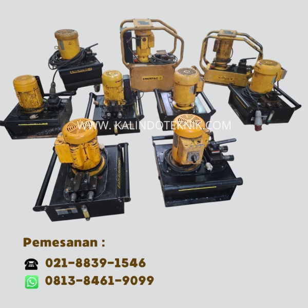Kumpulan unit pompa hidrolik elektrik power pack enerpac pendukung sewa roller tank