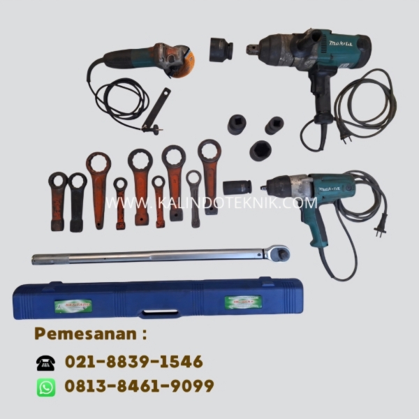 Rental mesin Impact drive 1/2 " inchi, impact wrech 1" inchi, kunci impek, handel kunci torsi 3/4" drive socket wrench inchi, handle kunci momen soket drive 3/4" inchi, stang handle torque wrench drive 3/4" inchi